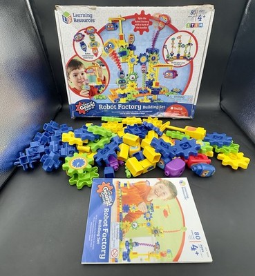 Zahnräder! Zahnräder! Zahnräder! Roboter Fabrik Bauset Konstruktionsspielzeug FEHLT 2 TEILE
