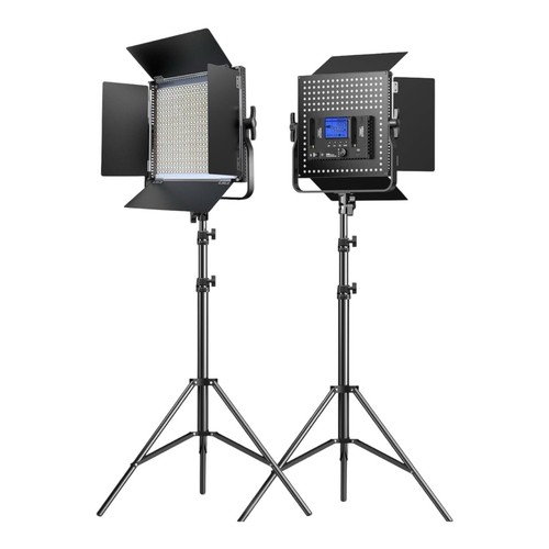 Pixel K80 Bi Color Photography Lighting with Remote, 2-Pack 45W 3200K-5600K