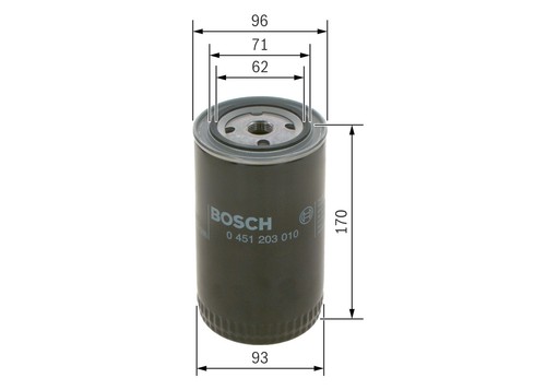 OIL FILTER 0 451 203 010 FOR VW CG 2.7L 4cyl LT 28-35 I Van - Picture 2 of 10