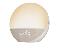 Sunrise Alarm Clock White Noise Machine: Natural Wake Up Light - Dimmable Clo...