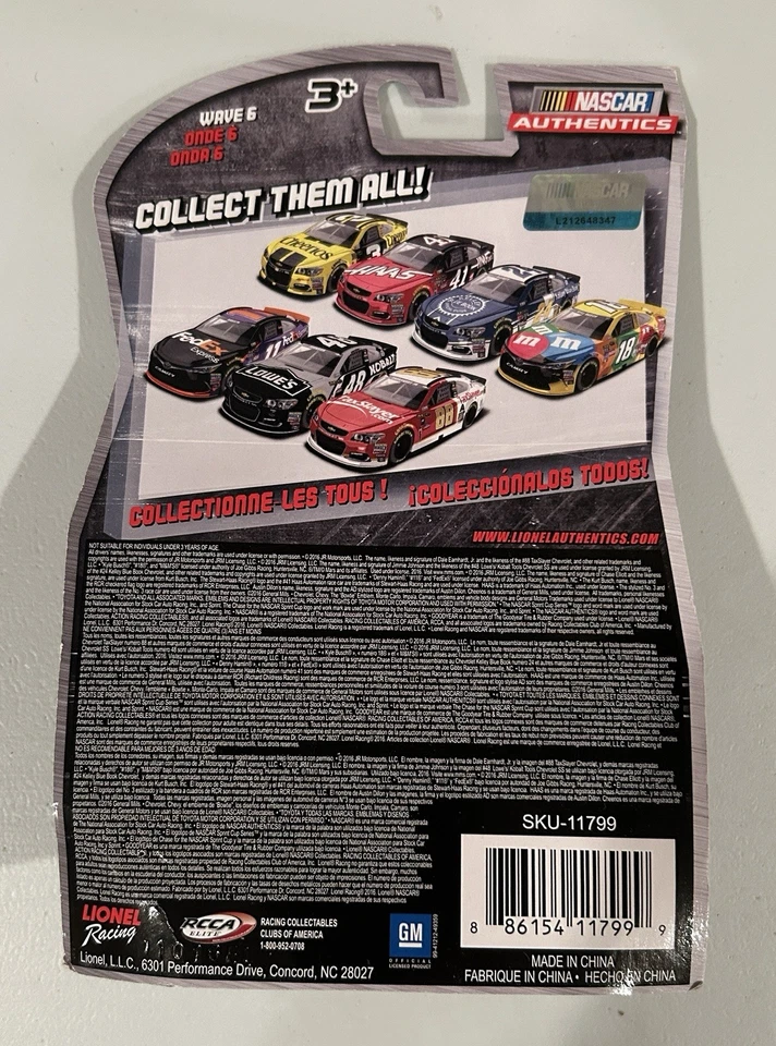 Toyota Nascar Authentics Wave 6 2015 escala 1/64 Denny Hamlin #11 FedEx Express Foto 2 de 4