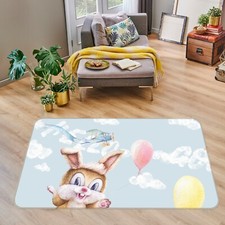 3D Cute Bunny Balloon NAO5363 Game Rug Mat Elegant Photo Carpet Mat Fay
