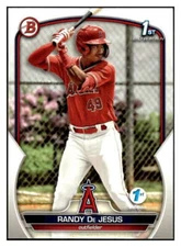 RANDY DE JESUS RC 2023 Bowman 1st Edition #BPPF-19 ROOKIE MLB Angels  ID:63689