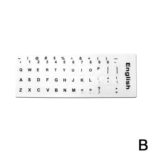 English Letters Keyboard Stickers Frosted PVC Tablet Computer Keyboard New E9R7 - Bild 15 von 15