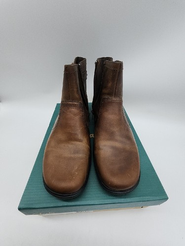 Clarks Collection Damen 9,5 M Gefütterte Lederstiefel Braun Leder Stiefeletten - Bild 3 von 9