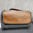 Picnic Blanket Foldable Size 47" x 53" Charcoal Carry On Fold 