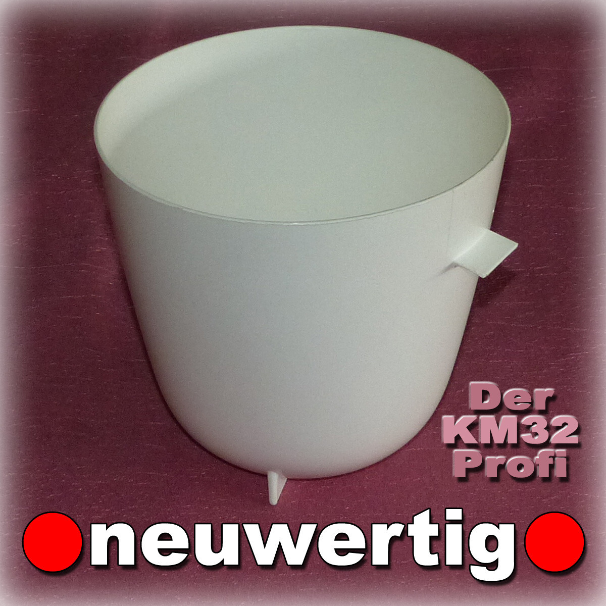 █ BRAUN KM3 🔴 SAHNEBECHER SOSSENBECHER für Küchenmaschine KM 3 31 – NICHT KM32 █ BRAUN KM3 🔴 SAHNEBECHER SOSSENBECHER für Küchenmaschine KM 3 31 – NICHT KM32