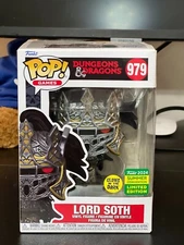 Funko Pop Limited Edition! Lord Soth (Glow) Dungeons Dragons 979, SDCC Exclusive