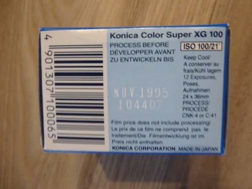 Konica expired film 35mm ISO 100 -- expiry November 1995 - Picture 2 of 2