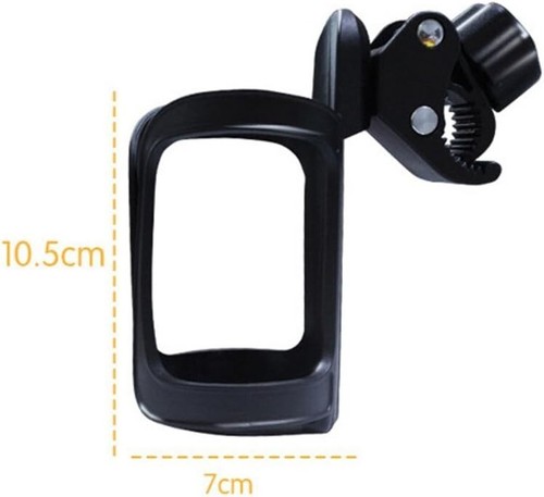 VORCOOL Baby Stroller Cup Holder Drink Holder Rack Cage 360 Rotation Anti safety