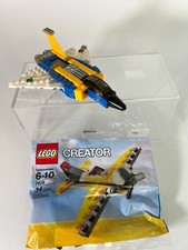LEGO 7808 Creator Yellow Airplane Polybag Stocking Stuffer Best Gift Retired 09'