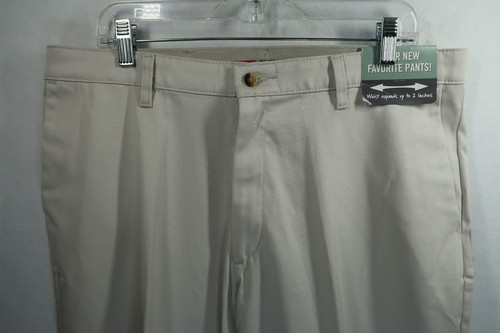 Wrangler Pants Mens Comfort Solutions Series Khaki 36x29 Cotton & Spandex NEW - Picture 4 of 10