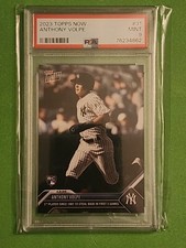 2023 Topps Now - #31 Anthony Volpe (RC) Steal Base 1st 3 games PSA 9