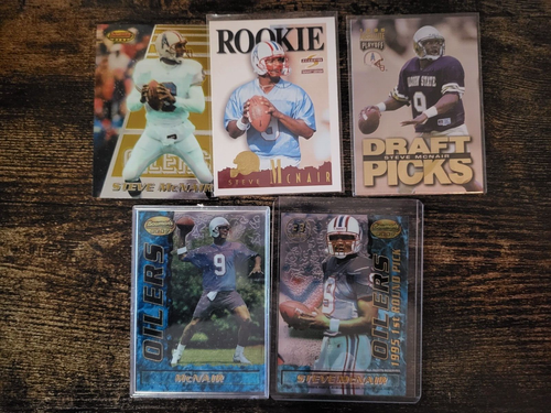 Steve McNair Shuler 1995 Bowmans Best Mirror Images Rookie + 5 Karten Rookie Lot