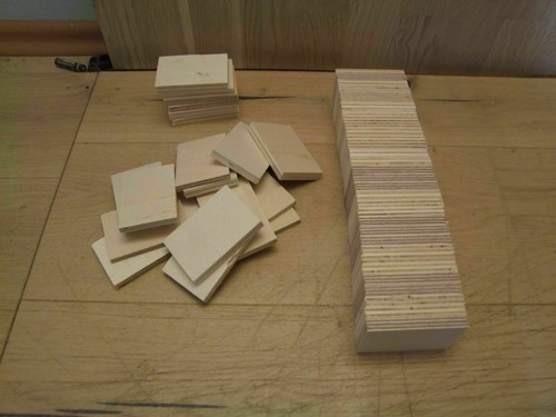 350 Stk.Unterlegplatten, Ausgleichsplatten,Unterlegmaterial,Fensterkeile 3-10mm - Bild 5 von 6