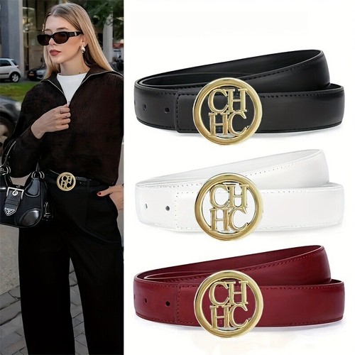 Leather Letter Belt - Removable Modules for Business Casual Jeans Dresses pants