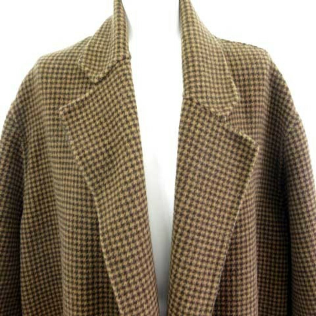 TODAYFUL 22AW OVERCHECK COAT LONGHOUND TOOTH BROWN 36 Used 836317330f89b9e897b2f TODAYFUL 22AW OVERCHECK COAT LONGHOUND TOOTH BROWN 36 Used 836317330f89b9e897b2f