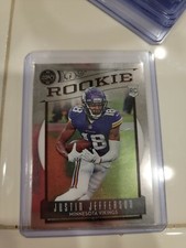 2020 Panini Chronicles Justin Jefferson Legacy Optichrome rookie card Vikings