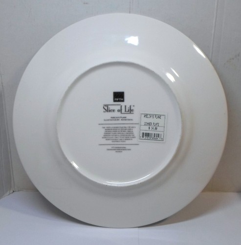 Vintage 222 FIFTH SLICE Of LIFE DINNER PLATE - AMELIA'S PLANE Porcelain 11" Dia - Picture 5 of 7