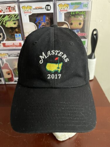Masters 2017 Strapback Hat / Cap Golf Black
