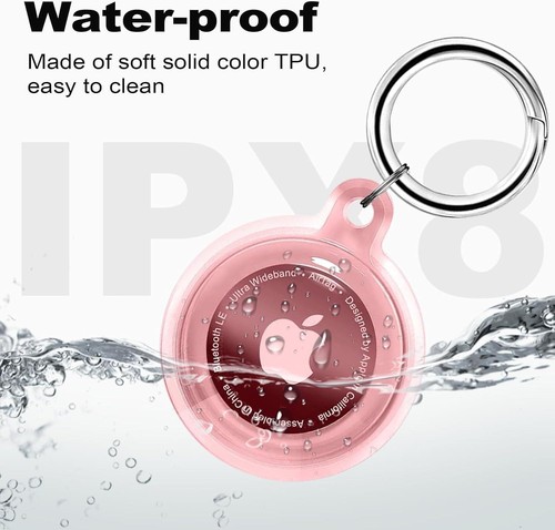 IPX8 Waterproof Airtag Holder, Apple Airtags With Keychain, Air Tag Case For Dog - Picture 2 of 6