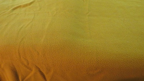 Vintage Sears Acrylic Weave Blanket Satin Trim MUSTARD COLOR 84” X 84” - Picture 8 of 8