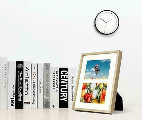 8x10 Gold Aluminum Metal Frame Ivory Mat Easel Stand for Two 4x6 Photos Pictures - Picture 7 of 8