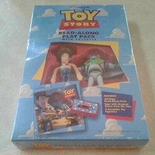 VTG Toy Story Disney Read Along Play Pack Cassette Book Buzz Lightyear Woody NIP