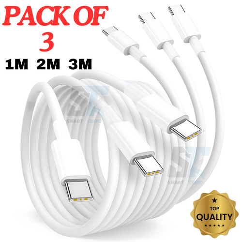 USB C to USB C Cable USB C Charger Fast Charging Lead for iPhone 16/17 Samsung - 第 1/38 張圖片