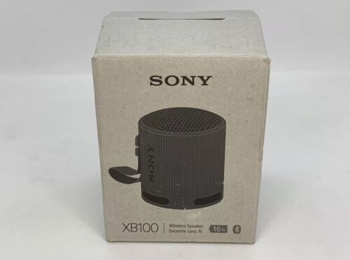 Sony SRS-XB100 Wireless Bluetooth Portable Travel Speaker BLACK SRSXB100 - Picture 2 of 2