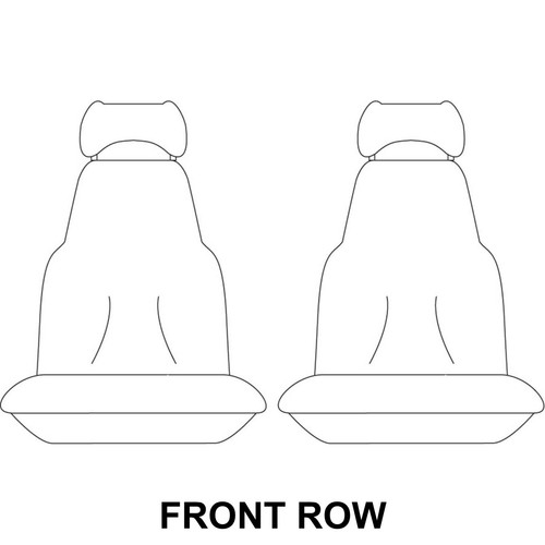 1 ROW CUSTOM RM WILLIAMS JILLAROO SEAT COVERS FOR HONDA ACCORD 90-91 - Picture 7 of 9