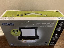 Epson WorkForce WF 100 Wireless Mobile Inkjet Printer New