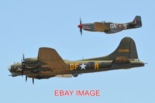 Image of PHOTO AEROPLANE BIG FRIEND - LITTLE FRIEND. 2017 FLYING LEGENDS P-51D MUSTANG '