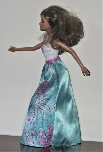 MATTEL BARBIE 2003 12 Inches Brunette Hazel Eyes Straight Arms & Legs Doll - Picture 5 of 5