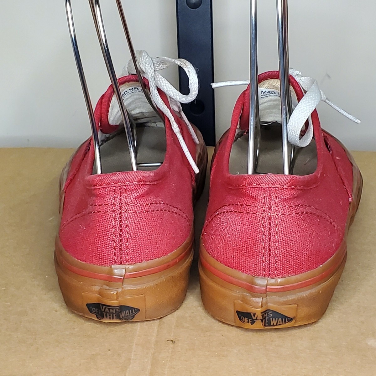 Vans Red Gum-sole Low Top Size Women