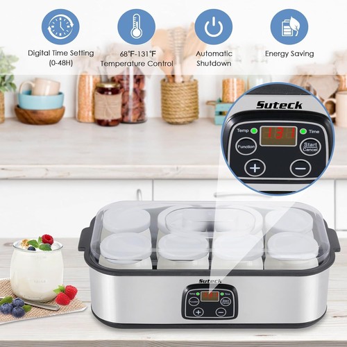 Ultimate Probiotic Yogurt Maker with Adjustable Temperature & Time Control USA - Picture 4 of 11