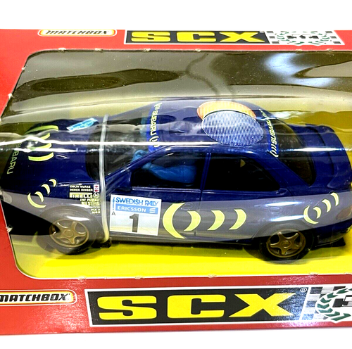 SCX 1/32 Subaru Impreza "Safari" No.1 Blue Slot Car New - Picture 3 of 10