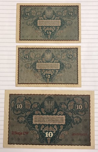 Lote de 4 billetes de Polonia - Imagen 3 de 5