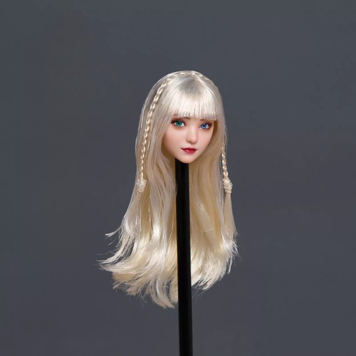 1/6 Lele Golden Hair Movable Eyes Harmonia Pupils Head For 12" PH PALE Figure - Picture 6 of 6