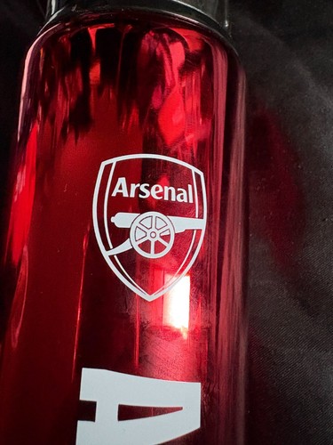 BOTELLA DE AGUA UV ALUMINIO ARSENAL NUEVA CON ETIQUETAS MERCANCÍA OFICIAL FÚTBOL 750ML - Imagen 2 de 8