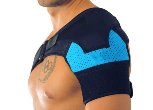 Shoulder Support Brace Shoulder Compression Sleeve with Pressure Pad for Men Wom - Picture 2 of 11