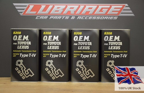 4x4L MANNOL Type T-IV Automatic Special TOYOTA ATF Type T-IV SYNTHETIC 16 litre
