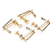 Set of 4pcs 4/4 Violin String Fine Adjuster Tuners Golden