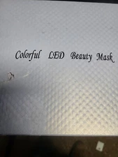 Colorful LED Beauty Mask 7 Colors  In Original Box - Open Box Tested.