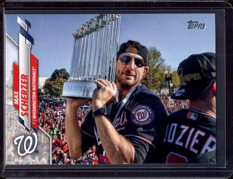 MAX SCHERZER 2020 Topps Update Photo Image Variation SP Short Print #U-185
