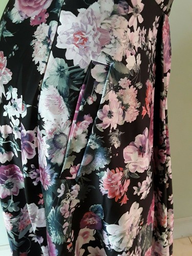 kikiriki Women's Floral Formal Patterned Skirt Size Medium Made in Turkey  - Picture 6 of 9