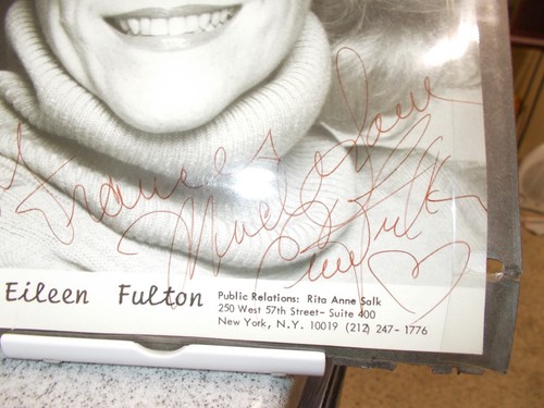 Eileen Fulton - Fotografía vintage firmada en plástico - Imagen 2 de 2