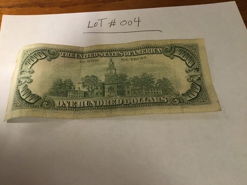 Billete de 100 dólares de la Reserva Federal serie 1990 circulado F 36787748 Atlanta - Imagen 10 de 18