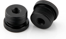 SAVITA 2Pcs Mic Foot Adapter Screw Thread Adapter 1/4 Female to 5/8 Male Tripod