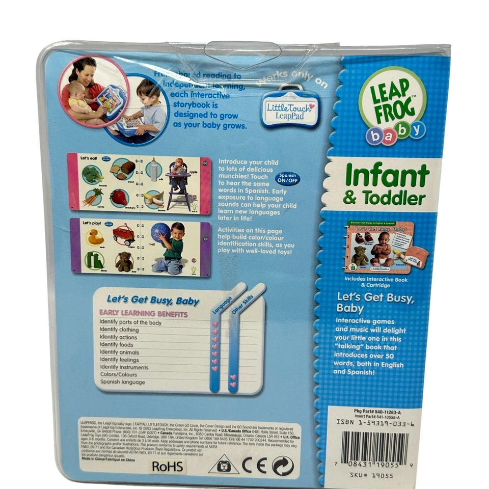 LeapFrog LittleTouch LeapPad Infant Toddler Interactive Storybooks Set Dora - Image 3 of 4